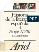 Historia de La Literatura Espanola 4 El Siglo XVIII Nigel Glendinning PDF