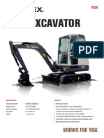 Mini Excavator: Features Specifi Cations