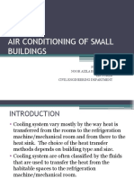 Air Conditioning of Small Buildings: Prepared by Noor Azila Binti Jamari Lecturer Civil Engineering Department