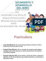 Crecimiento y Desarrollo Del Niño. 