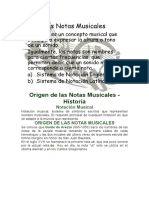 Origen de Las Notas Musicales