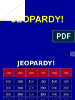 Blank Jeopardy Template