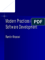 Modern Practices in Software Development