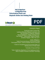 Experimental Comparison of Chemical Migration From Petrochemical Plastic and Bioplastic Bottles Into Drinking Water