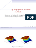 PDF and 3D Interactive Graphics