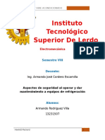 Aspectos de Seguridad Refrigeracion y Aire Acondicionado