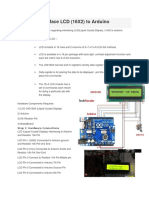 Interface LCD (16X2) To Arduino: Step 1: Hardware Connections