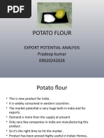 Potato Flour Export Potential Analysis