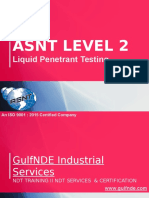 Liquid Penetrant Testing NDT Level2 Gulfnde