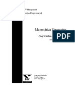 MATEMÁTICA - Apostila FGV de Matemática Financeira PDF