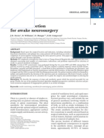 Patients Selection For Awake Neurosurgery: Original Article