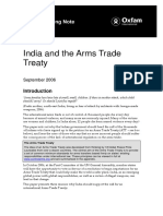 India and The Arms Trade Treaty