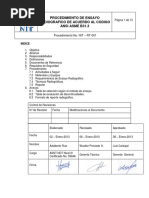 Procedimiento RT - ASME B31.3