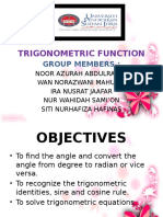 Trigonometric Function: Group Members