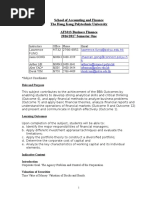 AF3313 Course Outline