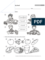 3.healthy Food-Reinforcement Worksheet