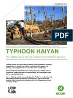 Typhoon Haiyan: The Response So Far and Vital Lessons For The Philippines Recovery