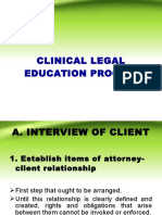 Clinical Legal Education Program