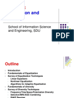 Equalization and Diversity: School of Information Science and Engineering, SDU