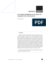 Aguerrondo (2008) La Escuela Inteligente en El Marco de La Gestion Del Conocimiento