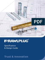 Specification Design Guide 2016 - Bonded Anchors Mech Anchors Lightweight Fixings