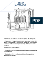 Orsat Apparatus