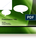 Presentation Title: My Name Contact Information or Project Description