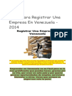 Pasos para Registrar Una Empresa en Venezuela