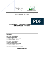 Apostila Gramíneas Forrageiras de Clima Temperado e Tropical