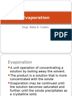 Evaporation