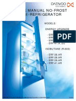 Daewoo SERVICE MANUAL NO-FROST COMBI-REFRIGERATOR ERF-364 - 367 - ALL AR-EU MODELS PDF