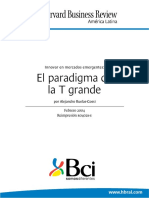 El Paradigma de La T Grande - Harvard Business Review