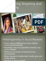 Rural Marketing - Unit 3 (Targeting, Segmenting and Positioning)