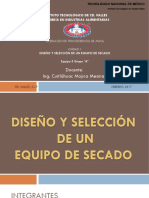 Diseño y Seleccion de Un Equipo de Secado