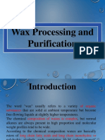 Chapter 3 Wax Processing and Purification