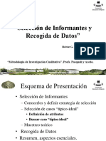 De Armas, H. (2006) - Selección de Informantes y Recogida de Datos.