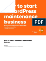 Start A WordPress Maintenance Business GoDaddy Pro PDF