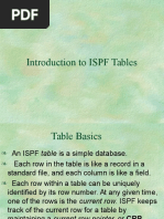 ISPF Tables