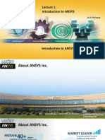 Fluent-Intro 16.0 L01 Introduction To ANSYS PDF