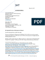 American Oversight FOIA Request To DHS - Legal Authority (DHS-17-0043)