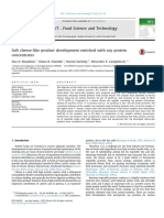 Soft Cheese-Like Product Development Enriched With Soy Protein