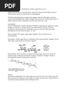 Organic Molecules