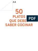 50 Platos Que Debes Saber Cocinar