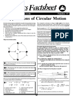 Applications of Circular Motion