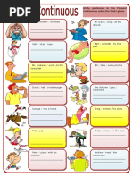 Write Sentences in The Present Continuous Using The Hints Given