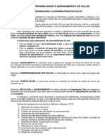 Apostila de Compressibilidade e Adensamento (Teoria e Exercicios Resolvidos)