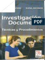 Montero Maritza Hochman Elena - Investigacion Documental Tecnicas Y Procedimientos PDF