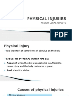 Legal Med Physical Injuries