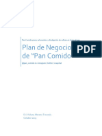 Plan de Negocio @pan - Comido.