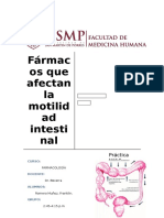 Fármacos Que Afectan La Motilidad Intestinal